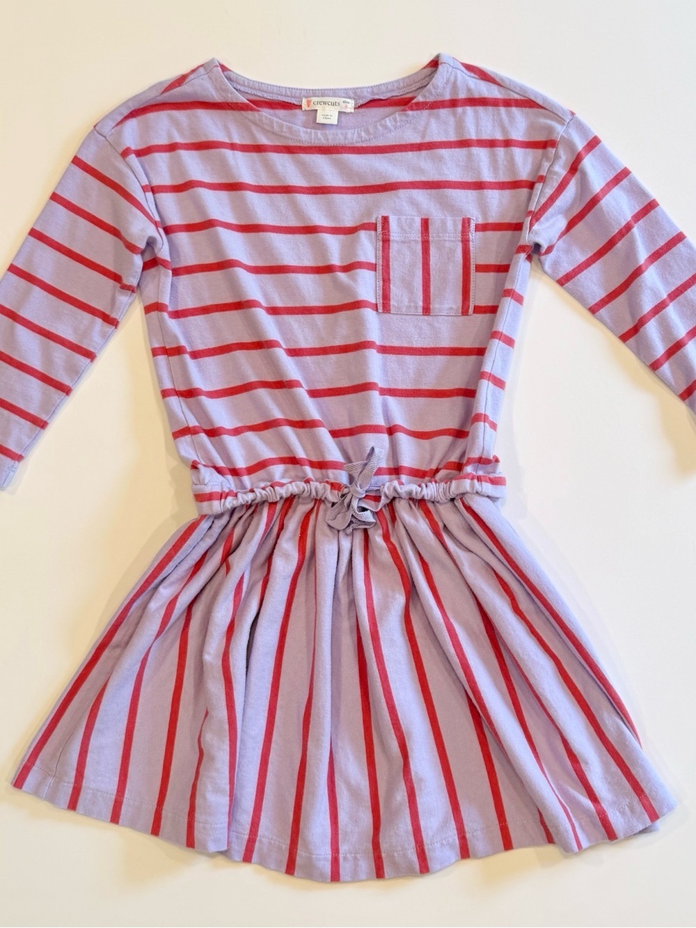 Crewcuts Striped Jersey Knit Dress